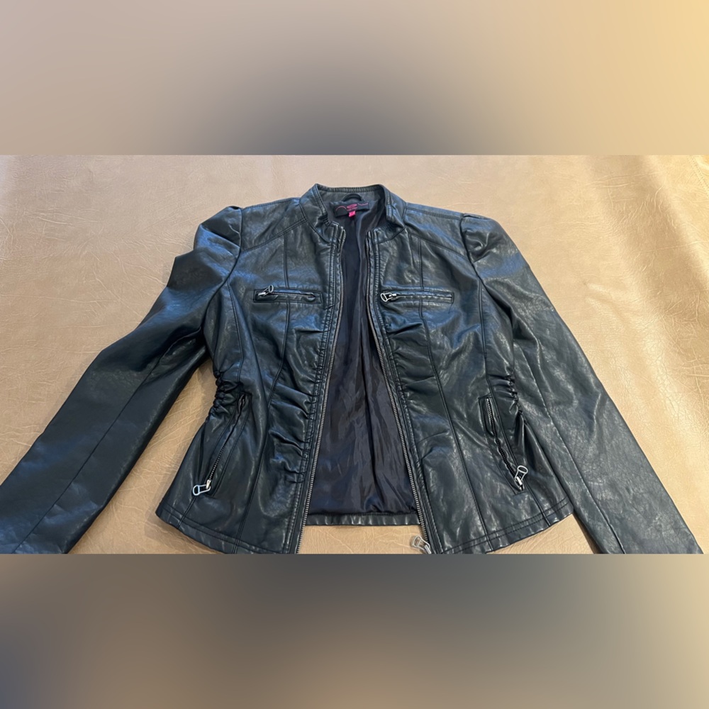 New Look  Black Faux Leather Jacket